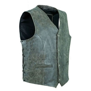 Chaleco de Cuero para Hombre, Tallas Grandes, para Uso en Exteriores, Chaleco de Cuero Duradero, Superventas - Product Image 2