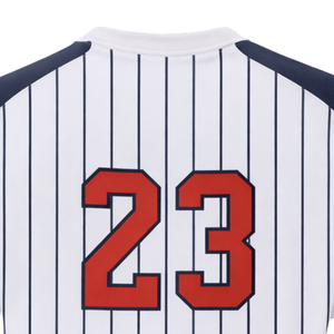 Jersey de Softbol para Mujer, Corte Ajustado, Sublimación Completa, Diseño de Rayas, Cierre de Botones, Uniforme Personalizado para Equipo con Número en la Espalda - Product Image 5