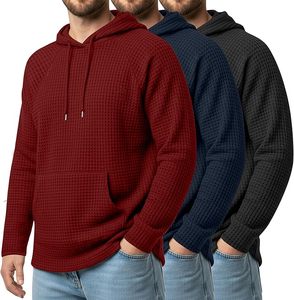 เสื้อฮู้ดดี้ผู้ชายคุณภาพสูงสำหรับฤดูหนาว แบบ unisex ผลิตจากผ้าโพลีเอสเตอร์/ผ้าฝ้ายฟลีซ เนื้อผ้าทึบ ระบายอากาศได้ดี กันลม เป็นมิตรกับสิ่งแวดล้อม แห้งเร็ว ทรงหลวม - Product Image 6