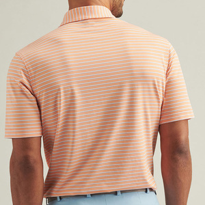 Camisas Polo Deportivas de Golf Transpirables de Alta Calidad para Hombre al por Mayor, con Rayas, Talla Real, Corte Atlético - Product Image 4