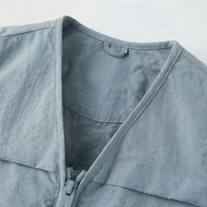 เสื้อกั๊กอเนกประสงค์สีฟ้าอ่อน |   เสื้อกั๊กทำงานแบบมีซิปหลายกระเป๋า |   เสื้อแจ็คเก็ตแทคติคอลแบบไม่มีแขน |   ผู้ผลิต OEM ตามสั่ง - Product Image 3