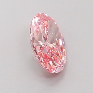 Diamant CVD rose vif fantaisie de forme ovale modifiée, cultivé en laboratoire, 1,25 carat, clarté VVS1, polissage excellent, diamant non monté de luxe - Product Image 4