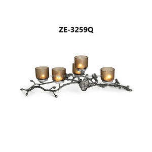 Porte-bougie en métal de luxe artisanal, rangement moderne, Noël, mariage, maison, bureau, organisation, Zahid Exports Inde - Product Image 6