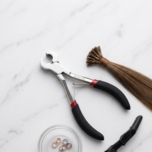 Keratin Bond <b>Cutters</b> Stainless Steel Hair Extension Pliers Fusion Bond <b>Cutter</b> for Opening Spring Weft Extensions - Product Image 2
