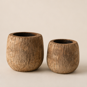 Luxury Eco-Friendly Wood Planter with Intricate <b>Tree</b> Root Design Wood Flower <b>Pot</b> <b>for</b> Modern Farmhouse Garden Decor - Product Image 1