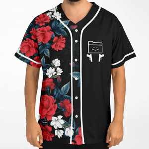 Camiseta de Béisbol Blanca Barata de Manga Corta OEM, Fabricante de Camisetas de Béisbol con Estampado por Sublimación al por Mayor - Product Image 5