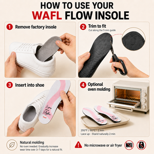 Orthotic Arch Support <b>Insoles</b> for Men and Women Heat Moldable Anti-Slip PU EVA Shoe Inserts OEM Made in Korea - Product Image 4
