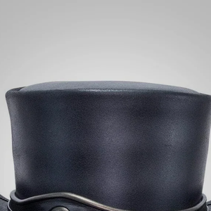 Sombrero de Vaquero de Cuero con Impresión Digital Hecho a Mano de Primera Calidad, con Cordón Ajustable, Estilo Europeo Americano, Sombrero para el Sol para Exteriores, Unisex para Adultos - Product Image 5