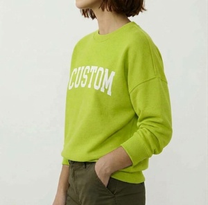 Sweat-shirts en molleton doux pour femmes, coupe épaules tombantes, pour l'automne, avec personnalisation de marque, prix de gros - Product Image 1