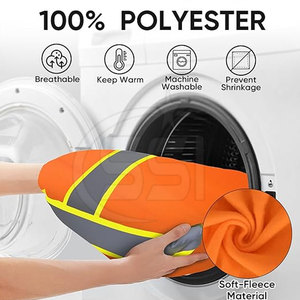 Sudadera con Capucha Reflectante ANSI Clase 2, Impermeable y de Seguridad Mejorada, Diseñada para Mejorar la Visibilidad Durante Tareas Laborales Difíciles - Product Image 5