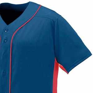 Camiseta de Béisbol Personalizada para Adultos, Talla Grande, 100% Poliéster, Transpirable, de Secado Rápido, con Características Antibacterianas, Estampado por Sublimación, Manga Corta - Product Image 5