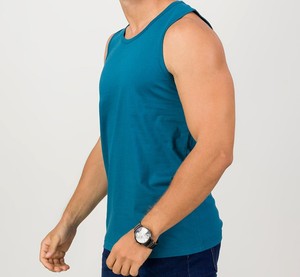 Camiseta sin Mangas Personalizada para Hombre, Camiseta Deportiva Transpirable, Chaleco de Entrenamiento, Ropa Deportiva de Alto Rendimiento, Fabricante de Marca Privada OEM ODM - Product Image 3