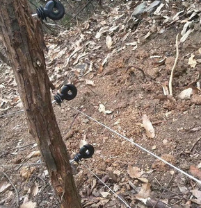 Accesorios para Cercas Eléctricas, Aislador de Cerca, Aislador de Plástico para Postes de Madera, Aisladores de Rosca - Product Image 3