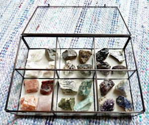 Customized Metal & Glass Storage Boxes With Metal Frame For Jewelry Organizers And Decorative Use Glass Storage Boxes - Product Image 5