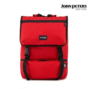 JOHN PETERS N1250 Sac à dos étudiant unisexe rouge - Product Image 1