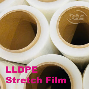 High Quality and Low Cost Transparent PE Stretch Film Stretch Transparent Waterproof Plastic Sheet Film Rolls - Product Image 3
