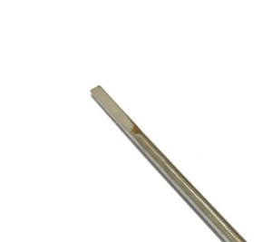 Outil de séparation et de rehaussement de cils rectangulaire UBI, fait main en acier inoxydable, pour extension de cils, avec poignée argentée - Product Image 4