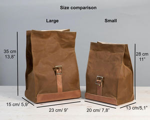 Sac isotherme portable et durable en toile cirée avec fermeture éclair, sac fourre-tout étanche pour repas de voyage LCLB-0025 - Product Image 5
