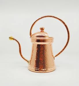 Regadera de Metal con Diseño Grabado en Plata Tradicional para Regar Plantas en Maceta, Suculentas, Orquídeas y Vegetación Interior - Product Image 6