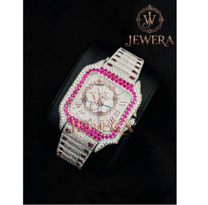 Reloj de Acero Inoxidable Mossinate de la Mejor Calidad con Diamantes, Reloj de Lujo en Oro y Plata para Personas a la Moda - Product Image 1