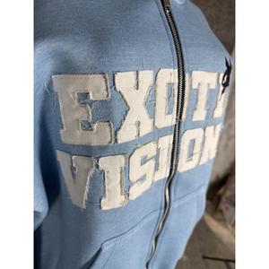 เสื้อฮู้ดดี้ผู้ชายไซส์ใหญ่ ปักลายตามสั่ง ซิปสองทาง ดีไซน์เรียบ - Product Image 2