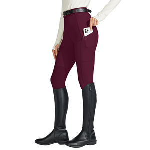 Pantalones de Montar a Caballo Ligeros para Mujer con Bolsillos con Cremallera para Entrenamiento y Torneos Ecuestres - Product Image 3