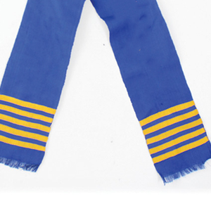 Estola de Graduación Kente de la Hermandad Sigma Gamma Rho, Auténtica, Tejida a Mano en Ghana, de Algodón Azul Rey y Dorado, para Ceremonias - Product Image 5