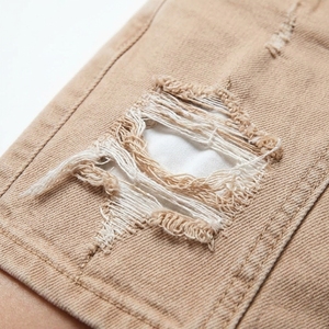 Shorts en jean personnalisés pour hommes, décontractés, longueur genou, en coton, vêtements d'été, fabricant - Product Image 6