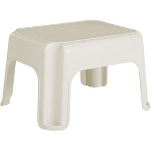 Bisque Lightweight Step-Stool Holds up to 300 Pounds for <b>Kitchen</b> & Bath <b>Storage</b> - Product Image 1