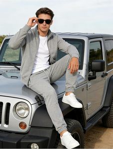 Men's Tracksuits Sweatsuits for Men Sweat Track Suits 2 Piece Stand-up Collar <b>Athletic</b> Jogging Warm Up Full Zip Sets - Product Image 4