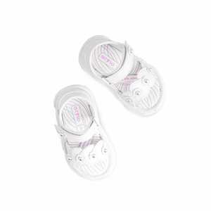 Sandalias de tacón casual para niñas KD5614 en blanco - Product Image 1