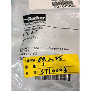 PARKER 70820-05 TEE 1/4 UNION FLR 80 WIPSST - อุปกรณ์และอะไหล่เซมิคอนดักเตอร์ระดับโลกที่เชื่อถือได้ - Product Image 1