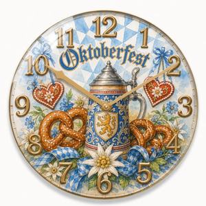 Large Modern Resin Analog Quartz <b>Wall</b> <b>Clock</b> Snowflake Pattern Antique <b>Design</b> Living Room Single Face Christmas Button Battery - Product Image 2