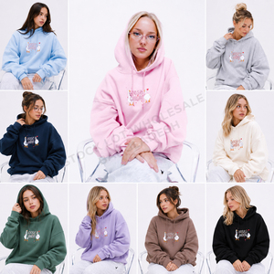Lot de stock de sweats à capuche unisexe et oversize pour femme, personnalisables, imprimés, en molleton de coton, lot de liquidation de surplus, vente en gros - Product Image 4