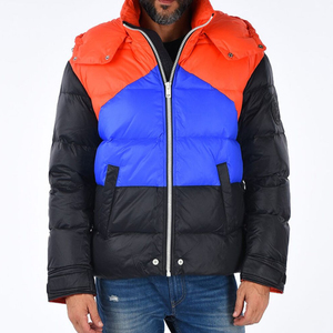 Veste matelassée légère et écologique pour homme, résistante à l'eau, coupe-vent personnalisée avec capuche et fermeture éclair, tissée unie, idéale pour l'hiver et toutes les conditions météorologiques - Product Image 5
