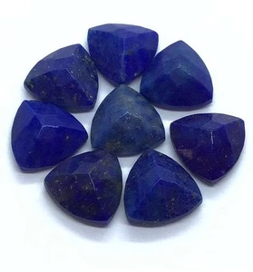 Natural Lapis Lazuli Trillion Cut Loose Gemstone Wholesale Price Bulk 4MM 25MM Lapis Lazuli <b>Stone</b> For Jewelry Making Supply - Product Image 1