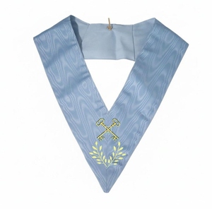 Treasurer <b>Collar</b> MASONIC REGALIA OFFICER'S MACHINE FRENCH RITE FREEMASON <b>COLLAR</b> with BEADS FASHION - Product Image 2