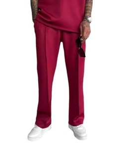 Pantalon de randonnée décontracté pour homme, mode sportive d'automne, 100% coton, léger, coupe droite - Product Image 6