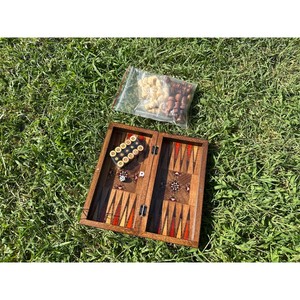 Acacia Wood 3-in-1 Chess Checkers <b>Backgammon</b> <b>Set</b> Wholesale | Handcrafted Board Game - Product Image 4