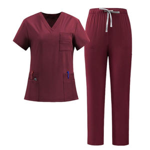 Ensemble de blouses médicales tissées unisexes de qualité supérieure pour usage hospitalier, respirantes et durables, uniformes de travail pour infirmières et médecins - Product Image 5