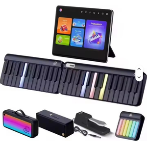 Piano Electrónico Interactivo Inteligente con Teclado Completo Nuevo y Teclas Iluminadas de Colores - Product Image 4