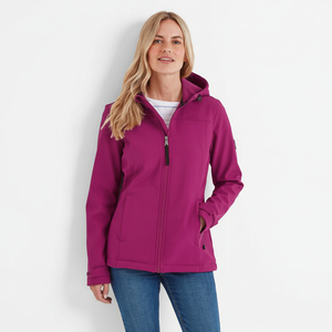 Vestes softshell pour femmes, vestes softshell chaudes pour femmes, coupe-vent, fermeture éclair intégrale, doublure en polaire - Product Image 1