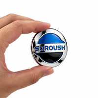 Emblème de voiture en plastique ABS, badge de voiture chromé, emblème automobile, forme personnalisée, badge moulé sous pression électrolytique pour la décoration artisanale