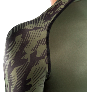 High Performance <b>Men</b> MMA Rash Guard Short UPF50 Breathable Quick Dry Lightweight <b>Compression</b> Custom Logo Fitness Gym Wear <b>Shirt</b> - Product Image 3