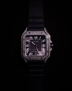 Relojes de Lujo al por Mayor, Estilo Hip Hop, Analógicos, de Acero Inoxidable, Automáticos, con Diamantes Moissanite, Marca Árabe, Edición Limitada - Product Image 2