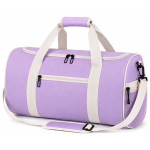 Bolsa Deportiva de Nailon Rosa de Color Sólido con Cierre de Cremallera, Compartimento para Zapatos, para Ejercicio y Fitness, Bolsas Deportivas Personalizadas - Product Image 3