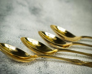 Handmade <b>Copper</b> Spoon Premium Quality Kitchen Cutlery Eco Friendly Durable Ayurvedic Health Benefits Dining Serving <b>Utensil</b> Set - Product Image 5