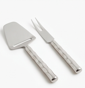 Stainless Steel <b>Cheese</b> <b>Knife</b> <b>Set</b> With Textured Handles Durable Metal <b>Cheese</b> Tools For Serving Use And Restaurant Use - Product Image 1