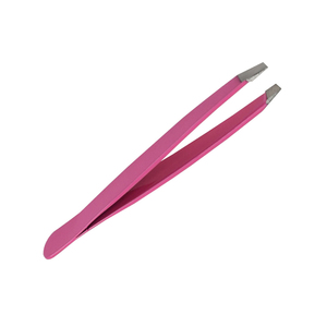 Pinzas para Cejas con Grabado de Logotipo de Marca Personalizada, Punta Inclinada, Herramienta de Acero Inoxidable, Color Único, Fabricante Mayorista - Product Image 6