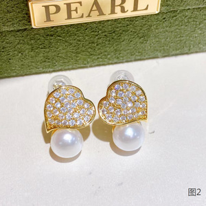 Nouveauté printemps, boucles d'oreilles en perles d'eau douce naturelles de Zhuji, multi-styles, bijoux de mode populaires pour femmes - Product Image 5